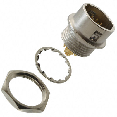 HR10-10R-12P(73) by Hirose Electric Co Ltd - CONNECTOR RECPT MALE 12P GOLD SLDR CUP