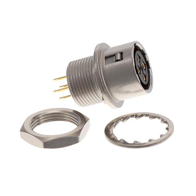HR10A-7R-4SB(74) by Hirose Electric Co Ltd - CONNECTOR RECPT FMALE 4POS GOLD SOLDER
