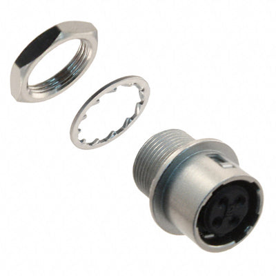 HR10A-7R-4S(74) by Hirose Electric Co Ltd - CONNECTOR RECPT FMALE 4P GOLD SLDR CUP