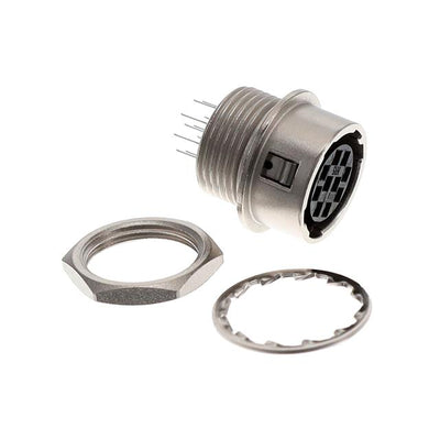 HR10G-10R-10SB(71) by Hirose Electric Co Ltd - CONNECTOR 10POS FEM THRU HOLE SILVER