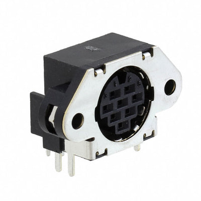 HR212-10RA-8SDL(73) by Hirose Electric Co Ltd - CONNECTOR RECPT FMALE 8POS GOLD SOLDER