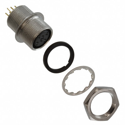 HR25-7TR-6SA(73) by Hirose Electric Co Ltd - CONNECTOR RECPT FMALE 6POS GOLD SOLDER