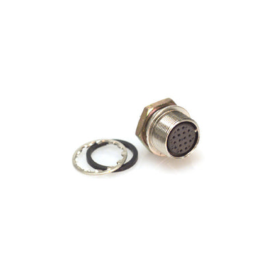 HR25-9TR-16SA(71) by Hirose Electric Co Ltd - CONNECTOR RECPT FMALE 16POS GOLD SLDR