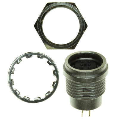 HR25A-7R-6SA by Hirose Electric Co Ltd - CONNECTOR RECPT FMALE 6POS GOLD SOLDER