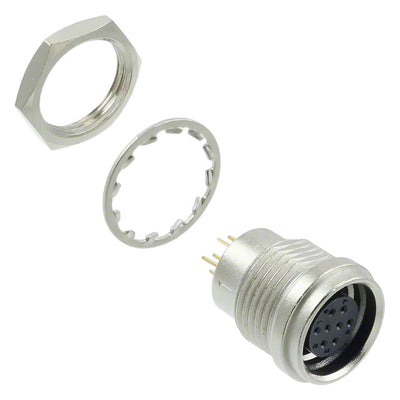 HR25A-7R-8SA by Hirose Electric Co Ltd - CONNECTOR RECPT FMALE 8POS GOLD SOLDER