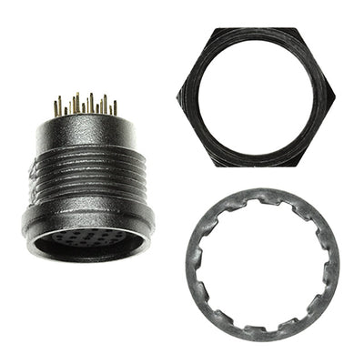 HR25A-9R-16SA by Hirose Electric Co Ltd - CONNECTOR RECPT FMALE 16POS GOLD SLDR