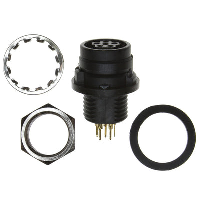 HR30-6R-6SD(71) by Hirose Electric Co Ltd - CONNECTOR RECPT FMALE 6POS GOLD SOLDER