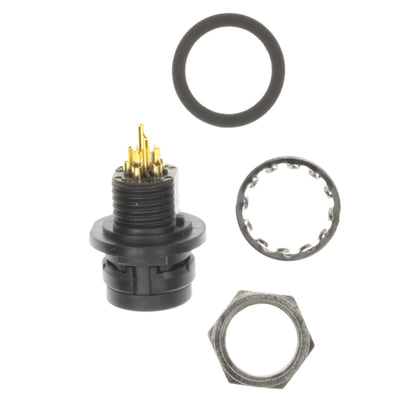 HR30-6R-6S(71) by Hirose Electric Co Ltd - CONNECTOR RECPT FMALE 6P GOLD SLDR CUP