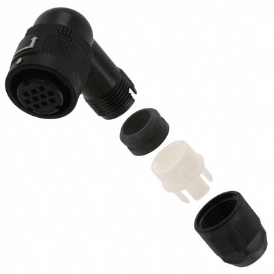 HR34B-12WLPB-10SC by Hirose Electric Co Ltd - CONNECTOR PLG HSG FMAL 10PS INLINE RA