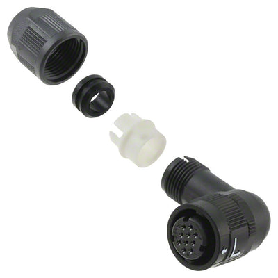 HR34B-12WLPD-10S by Hirose Electric Co Ltd - CONNECTOR PLUG FMALE 10P SOLDER CUP