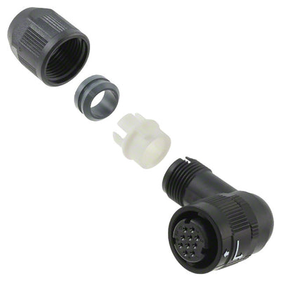HR34B-12WLPE-10S by Hirose Electric Co Ltd - CONNECTOR PLUG FMALE 10P SOLDER CUP