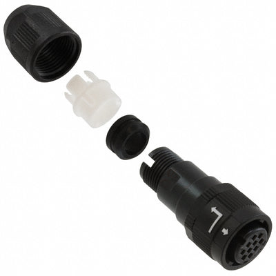 HR34B-12WPA-10SC by Hirose Electric Co Ltd - CONNECTOR PLG HSG FMALE 10POS INLINE