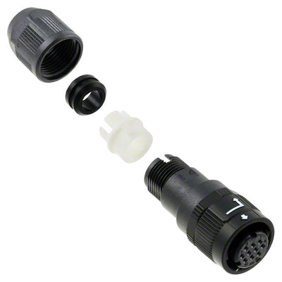 HR34B-12WPD-10S by Hirose Electric Co Ltd - CONNECTOR PLUG FMALE 10P SOLDER CUP