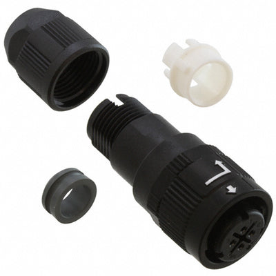 HR34B-12WPE-4S by Hirose Electric Co Ltd - CONNECTOR PLUG FMALE 4P SOLDER CUP