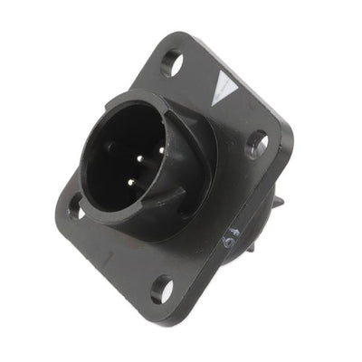 HR34B-12WRB-4P by Hirose Electric Co Ltd - CONNECTOR RECPT MALE 4P SILV SLDR CUP