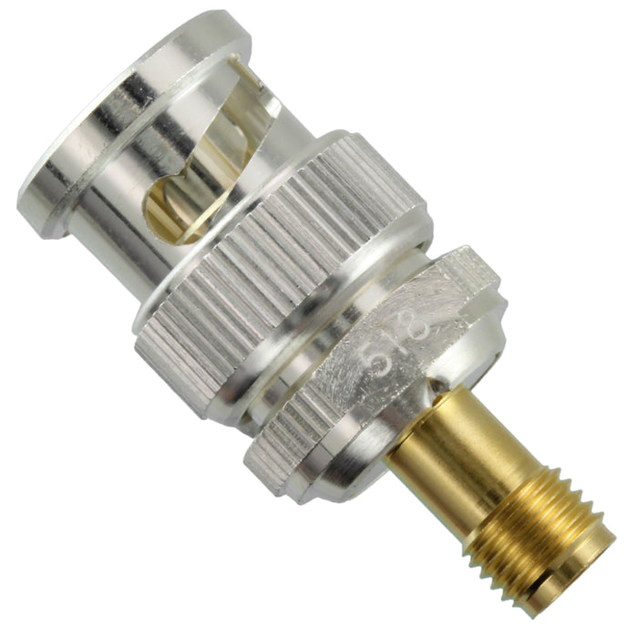 HRM-518(40) by Hirose Electric Co Ltd - CONNECTOR ADAPT BNC PLUG TO SMA JACK