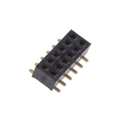 HRS-2C-12-G-SMT-P by Adam Tech - RECEPTACLE STRIP 1.27MM VERT