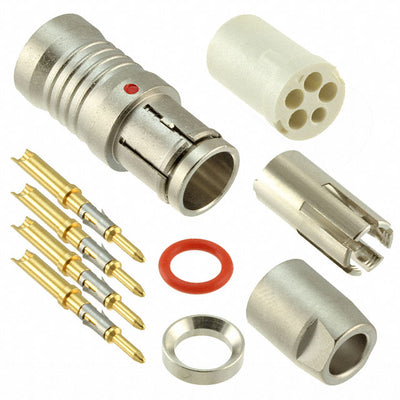 HS2C4M20C by Switchcraft Inc. - CONNECTOR PLUG MALE 4POS GOLD CRIMP