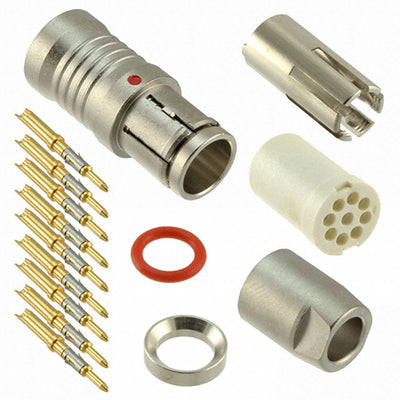 HS2C9M26C by Switchcraft Inc. - CONNECTOR PLUG MALE 9POS GOLD CRIMP