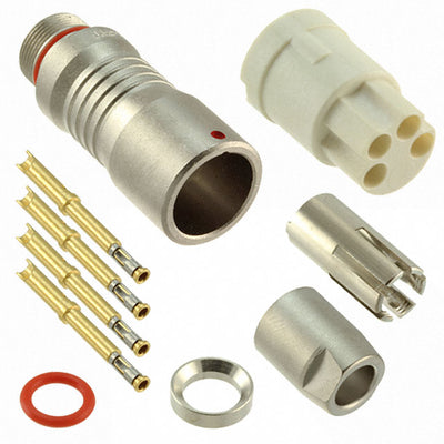 HS2L4F20C by Switchcraft Inc. - CONNECTOR RECPT FMALE 4POS GOLD CRIMP