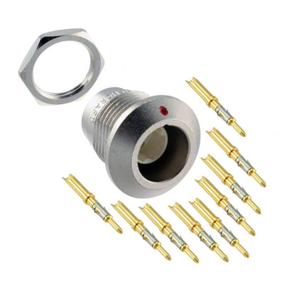 HS2P9M26 by Switchcraft Inc. - CONNECTOR RECPT MALE 9POS GOLD CRIMP