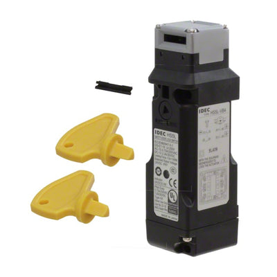 HS5L-VD44M-G by IDEC - INTERLOCK SW 4POS SPRING LOCK