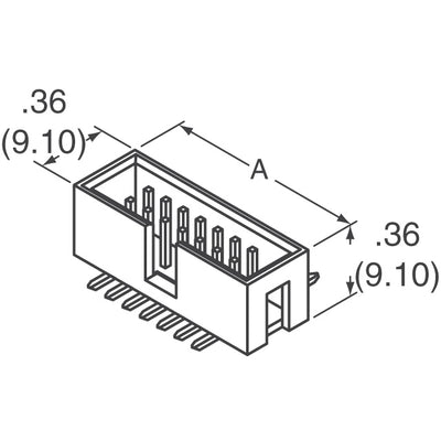 AWHW 26G-SMD by Assmann WSW Components - CONNECTOR HEADER SMD 26POS 2.54MM