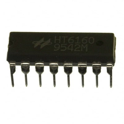 HT-6160 by Holmate Technology Corp. (Holtek) - IC DECODR PGMABL 12 ADDR 6 DATA