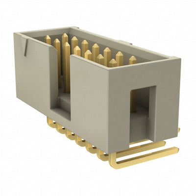 HTST-107-04-G-D-RA by Samtec Inc. - CONNECTOR HEADER R/A 14POS 2.54MM