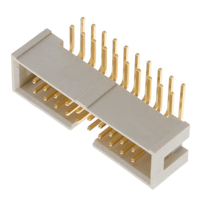 HTST-110-04-G-D-RA by Samtec Inc. - CONNECTOR HEADER R/A 20POS 2.54MM