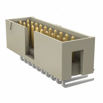 HTST-110-04-L-D-RA by Samtec Inc. - CONNECTOR HEADER R/A 20POS 2.54MM