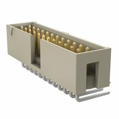 HTST-112-04-L-D-RA by Samtec Inc. - CONNECTOR HEADER R/A 24POS 2.54MM