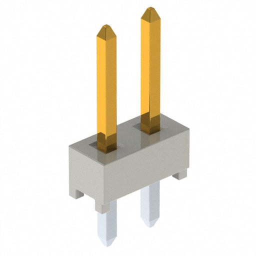 HTSW-101-07-S-D by Samtec Inc. - CONNECTOR HEADER VERT 2POS