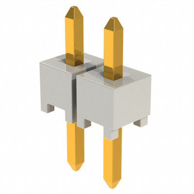 HTSW-102-05-G-S by Samtec Inc. - CONNECTOR HEADER VERT 2POS 2.54MM