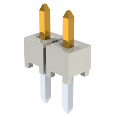 HTSW-102-05-L-S by Samtec Inc. - CONNECTOR HEADER VERT 2POS 2.54MM