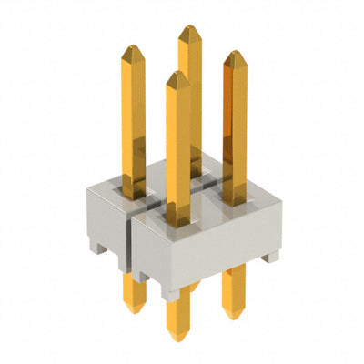 HTSW-102-07-G-D by Samtec Inc. - CONNECTOR HEADER VERT 4POS 2.54MM