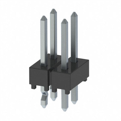 HTSW-102-07-T-D-LL by Samtec Inc. - CONNECTOR HEADER VERT 4POS 2.54MM