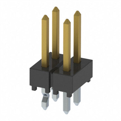 HTSW-102-07-F-D-LL by Samtec Inc. - CONNECTOR HEADER VERT 4POS 2.54MM