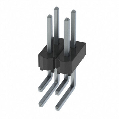 HTSW-102-08-T-D-RA by Samtec Inc. - CONNECTOR HEADER R/A 4POS 2.54MM