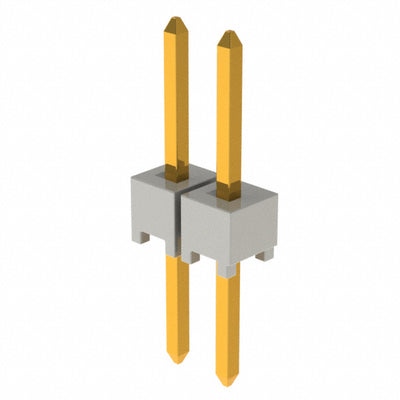 HTSW-102-08-G-S by Samtec Inc. - CONNECTOR HEADER VERT 2POS 2.54MM