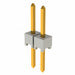 HTSW-102-08-G-S by Samtec Inc. - CONNECTOR HEADER VERT 2POS 2.54MM