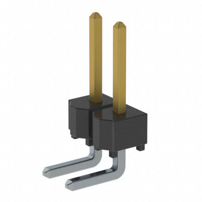 HTSW-102-08-L-S-RA by Samtec Inc. - CONNECTOR HEADER R/A 2POS 2.54MM