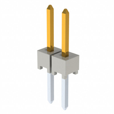 HTSW-102-08-L-S by Samtec Inc. - CONNECTOR HEADER VERT 2POS 2.54MM