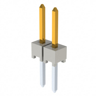 HTSW-102-08-F-S by Samtec Inc. - CONNECTOR HEADER VERT 2POS 2.54MM
