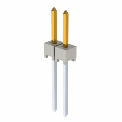 HTSW-102-09-F-S by Samtec Inc. - CONNECTOR HEADER VERT 2POS 2.54MM