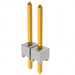 HTSW-102-14-H-S by Samtec Inc. - CONNECTOR HEADER VERT 2POS 2.54MM