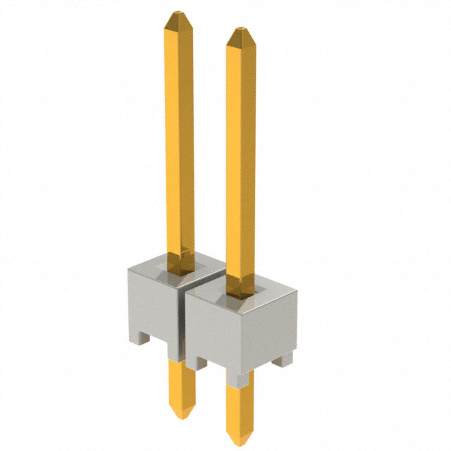 HTSW-102-14-G-S by Samtec Inc. - CONNECTOR HEADER VERT 2POS 2.54MM