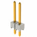 HTSW-102-14-G-S by Samtec Inc. - CONNECTOR HEADER VERT 2POS 2.54MM