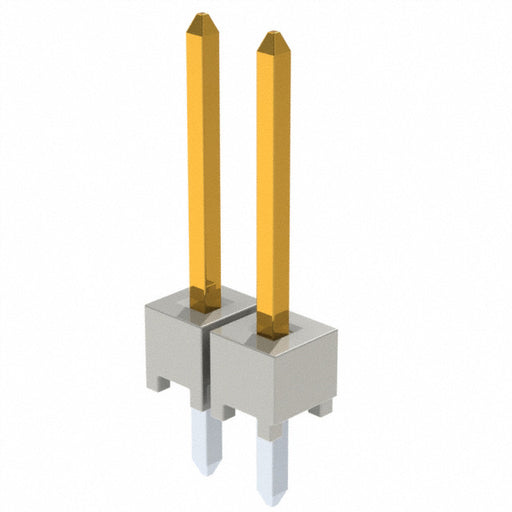 HTSW-102-14-S-S by Samtec Inc. - CONNECTOR HEADER VERT 2POS 2.54MM