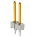 HTSW-102-14-SM-S by Samtec Inc. - CONNECTOR HEADER VERT 2POS 2.54MM